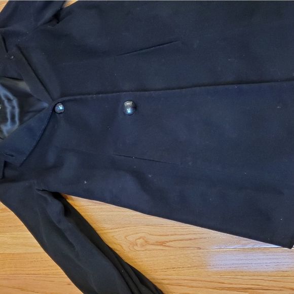 Banana Republic Black Wool Coat - Picture 7 of 9